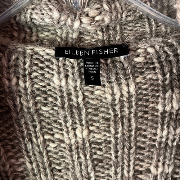 Eileen Fisher Chunky Cable Knit Duster Cardigan - Picture 3 of 11